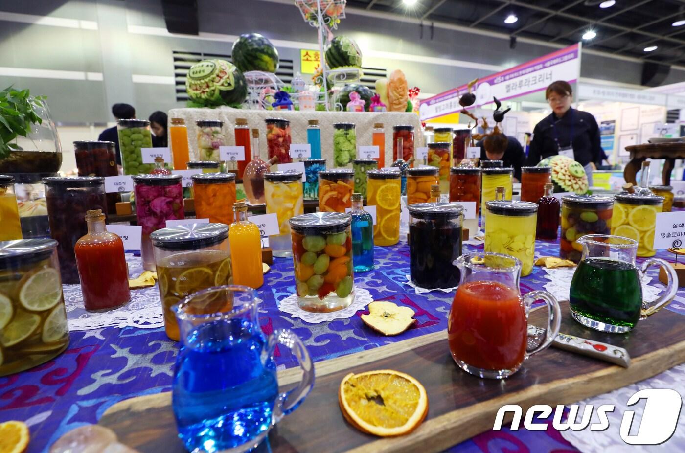 다양한 과일청. /뉴스1 ⓒ News1 황기선 기자