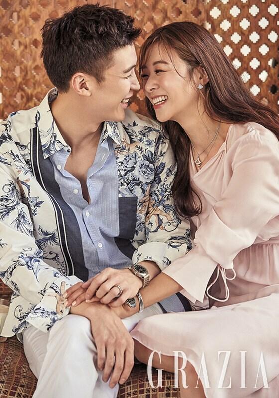 본문 이미지 - ⓒ News1 강경준 장신영 부부/그라치아 화보