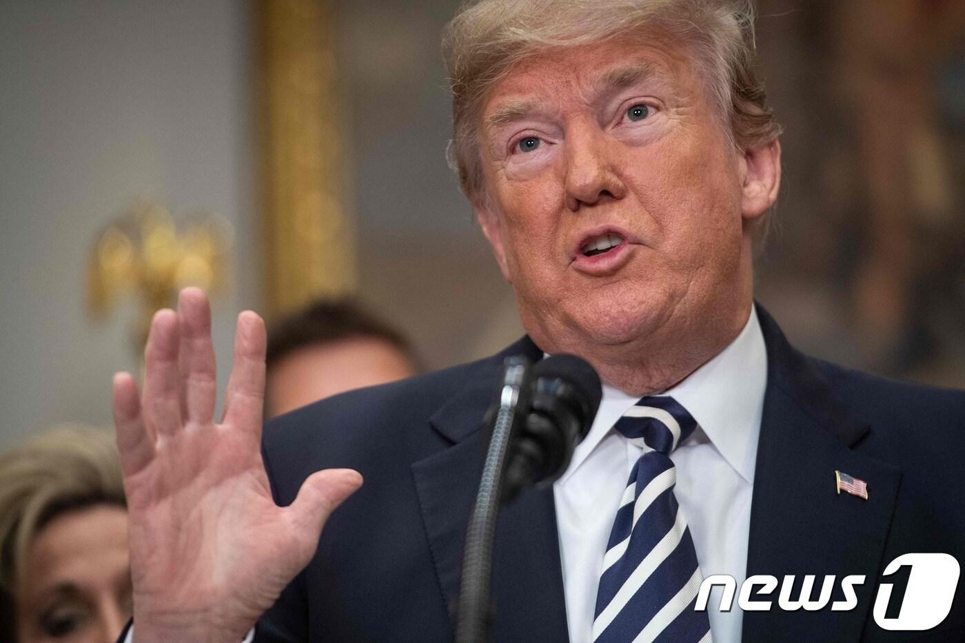 도널드 트럼프 미국 대통령. ⓒ AFP=뉴스1