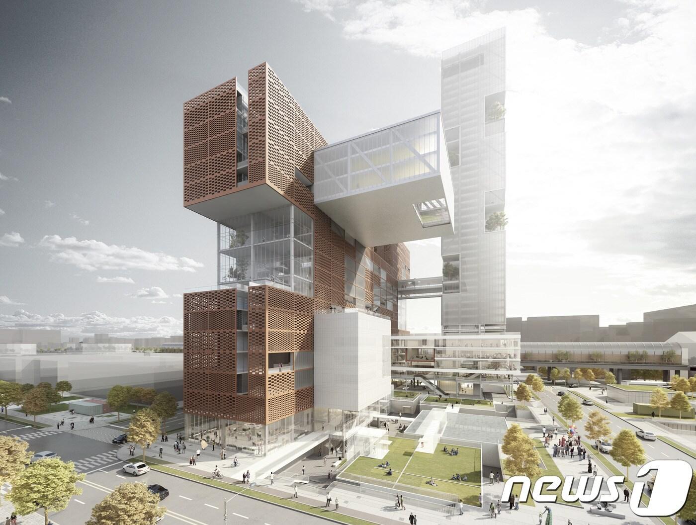 본문 이미지 - 창동상계 창업문화산업단지 당선작 조감도(서울시 제공)ⓒ News1