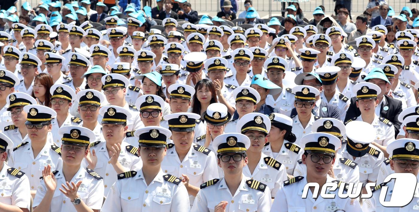 인천해사고등학교 학생들 ⓒ News1 황기선 기자