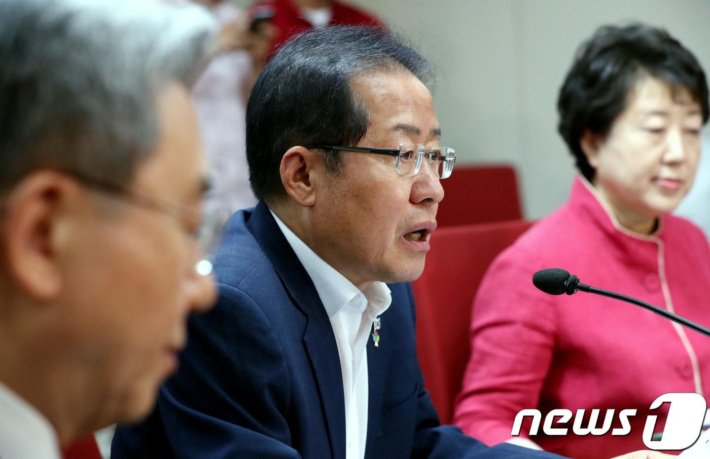 본문 이미지 - 홍준표 자유한국당 대표. 뉴스1 ⓒ News1 박정호 기자
