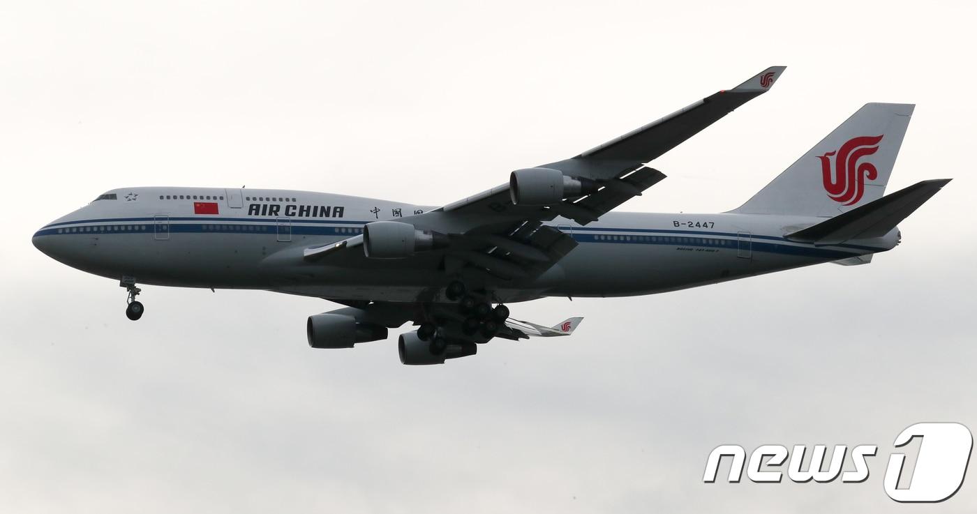 본문 이미지 - 에어차이나 항공기. ⓒ 뉴스1 허경 기자