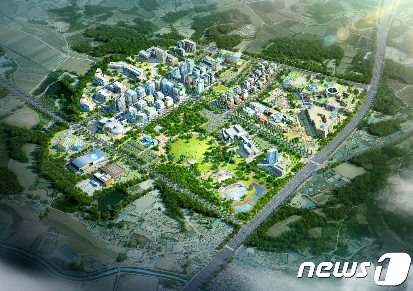 본문 이미지 - 충북 청주밀레니엄타운 조감도ⓒ News1