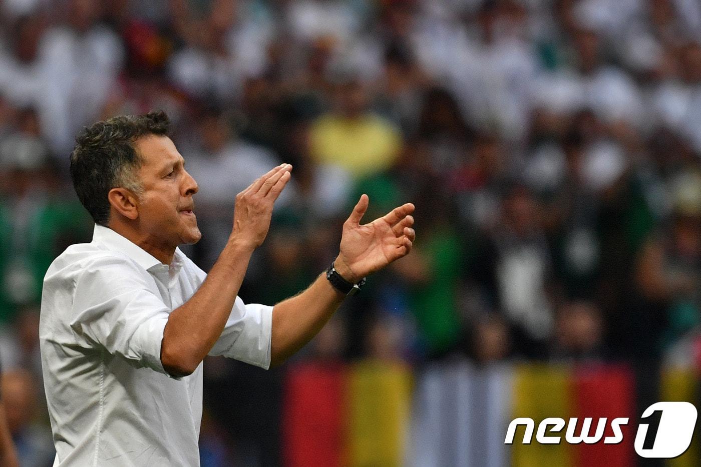 본문 이미지 - 후안 카를로스 오소리오 멕시코 축구 대표팀 감독. ⓒ AFP=News1