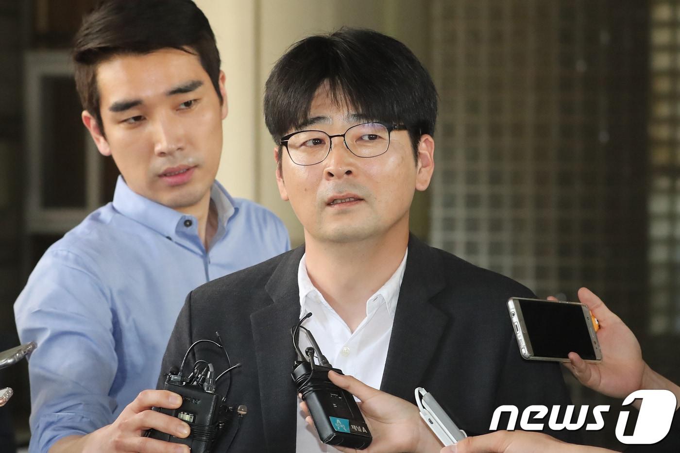 본문 이미지 - 탁현민 청와대 의전비서관실 선임행정관. 2018.6.18/뉴스1 ⓒ News1 임세영 기자