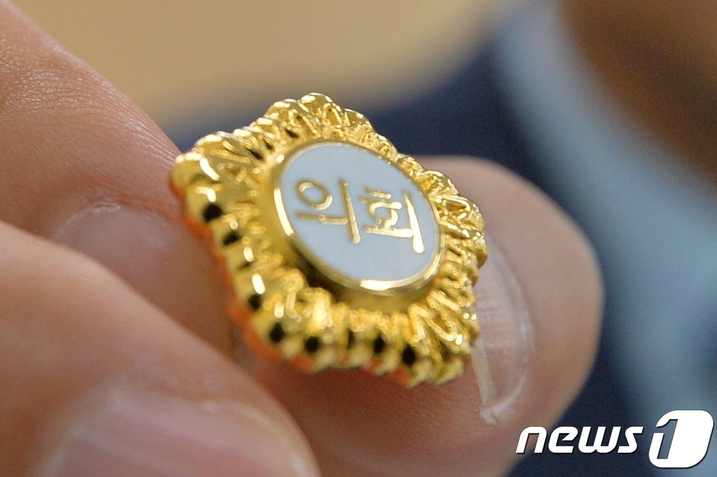 기초의원 뱃지.2018.6.21/뉴스1 ⓒ News1 최창호 기자