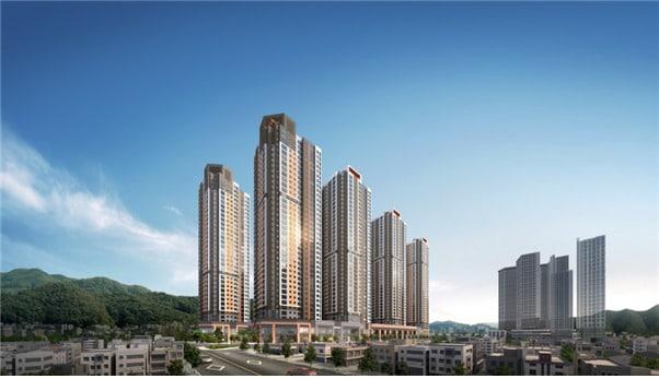 본문 이미지 - 동래 3차 SK VIEW 투시도/자료제공=SK건설ⓒ News1