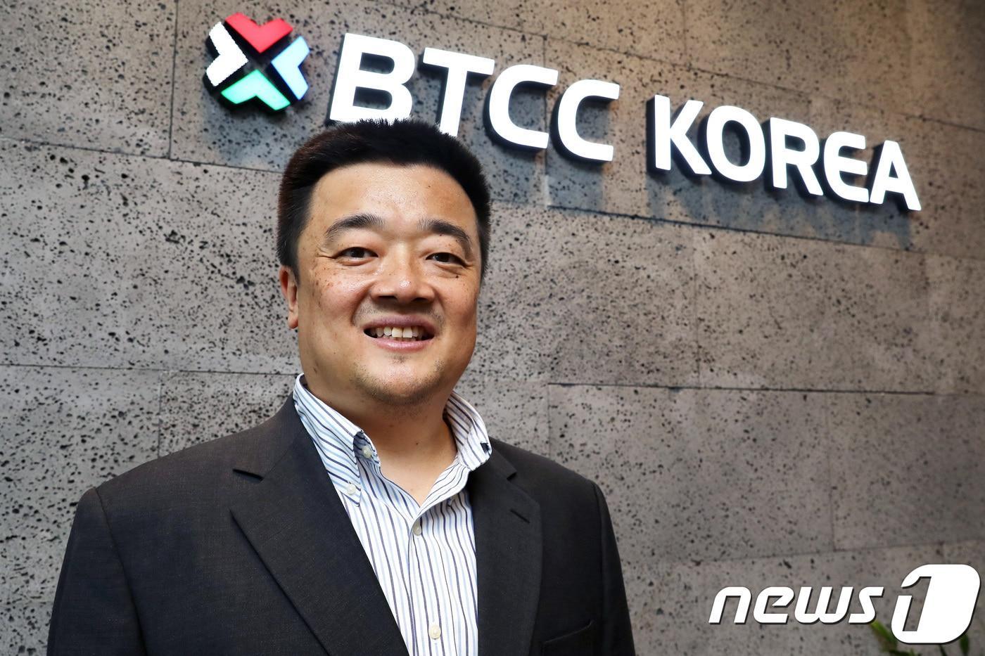 중국 암호화폐 거래사이트 BTCC 창업자인 바비리 BTCC 사장 2018.6.29/뉴스1 ⓒ News1 임세영 기자