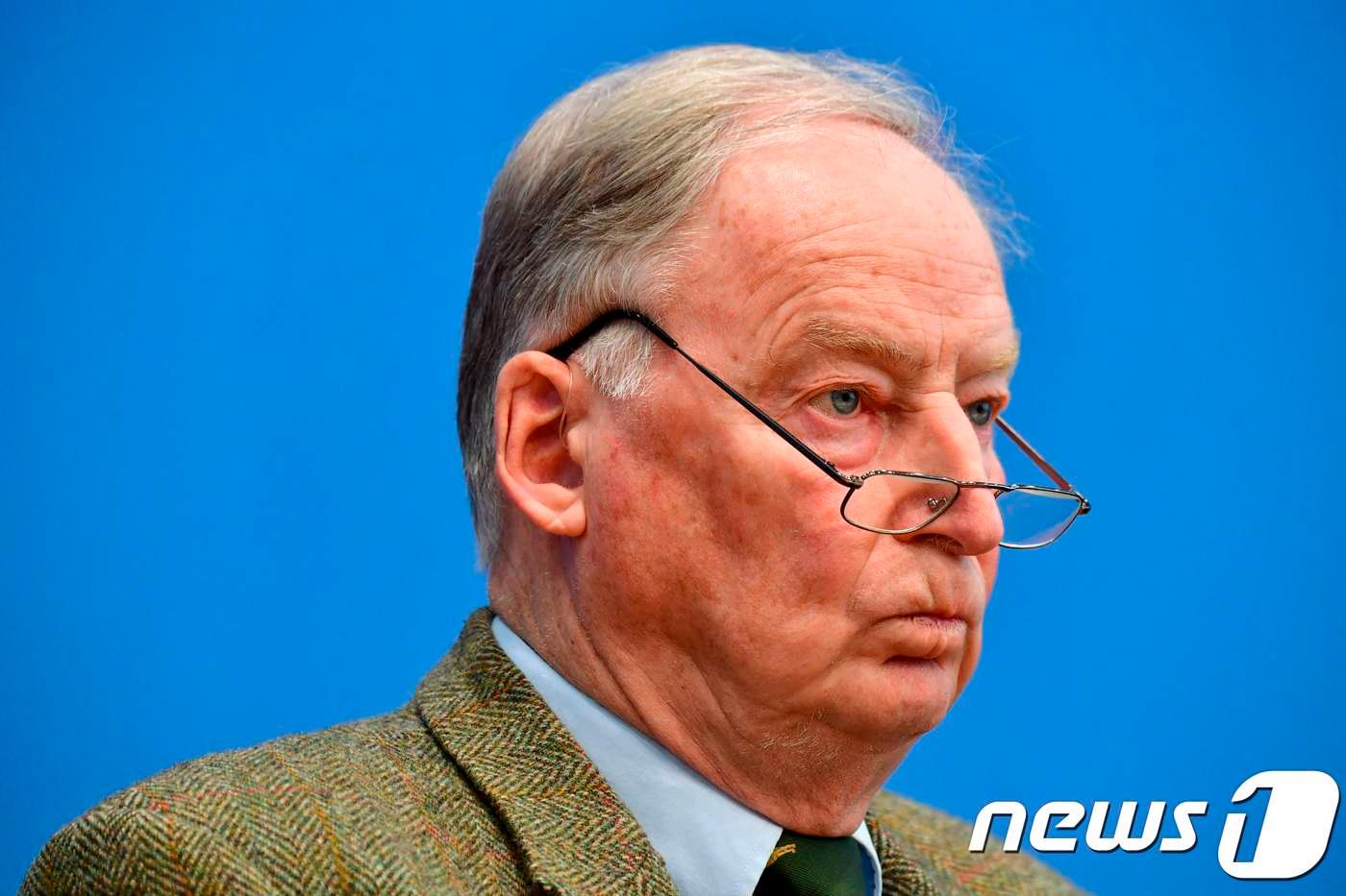 본문 이미지 - 알렉산더 가울란트 '독일을 위한 대안'(AfD) 공동원내대표 <자료사진> ⓒ AFP=뉴스1