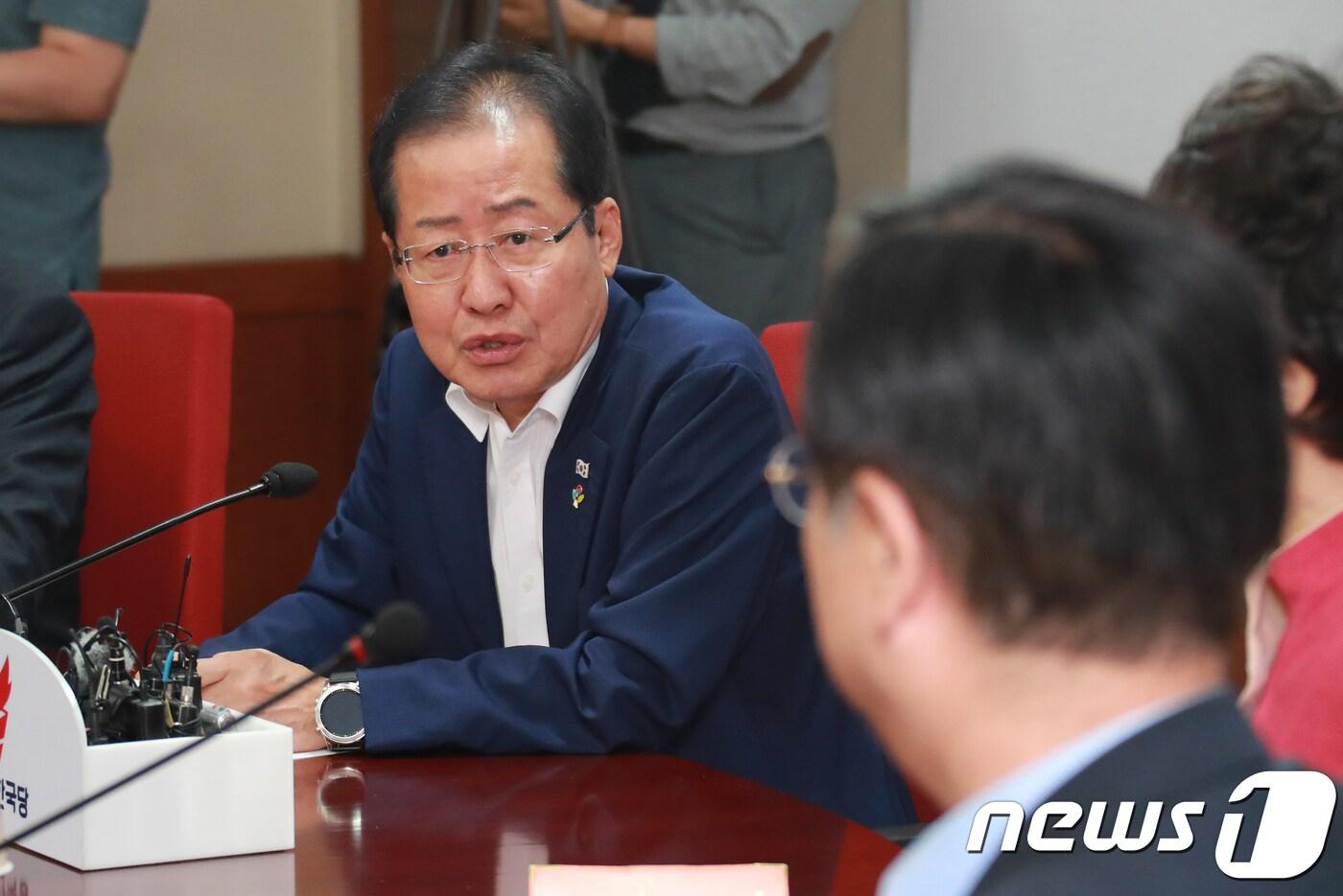본문 이미지 - 홍준표 자유한국당 대표. 뉴스1 ⓒ News1 이동원 기자