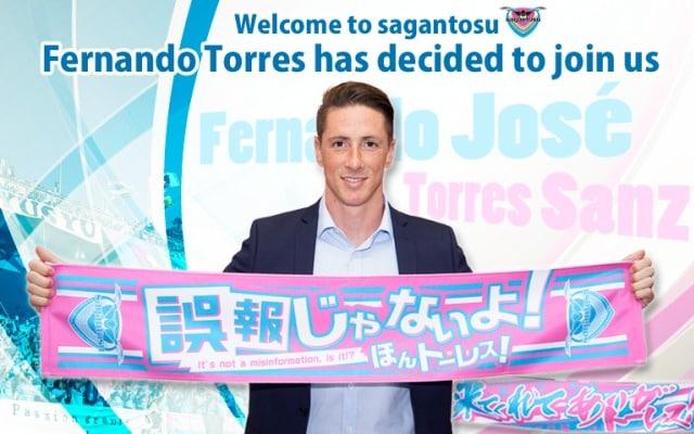 본문 이미지 - 스페인 출신의 톱클래스 골잡이 페르난도 토레스가 J 리그 사간도스 유니폼을 입는다. (사간도스 홈페이지) ⓒ News1