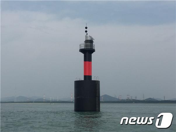 본문 이미지 - 고창 구시포항 북방등표.ⓒ News1