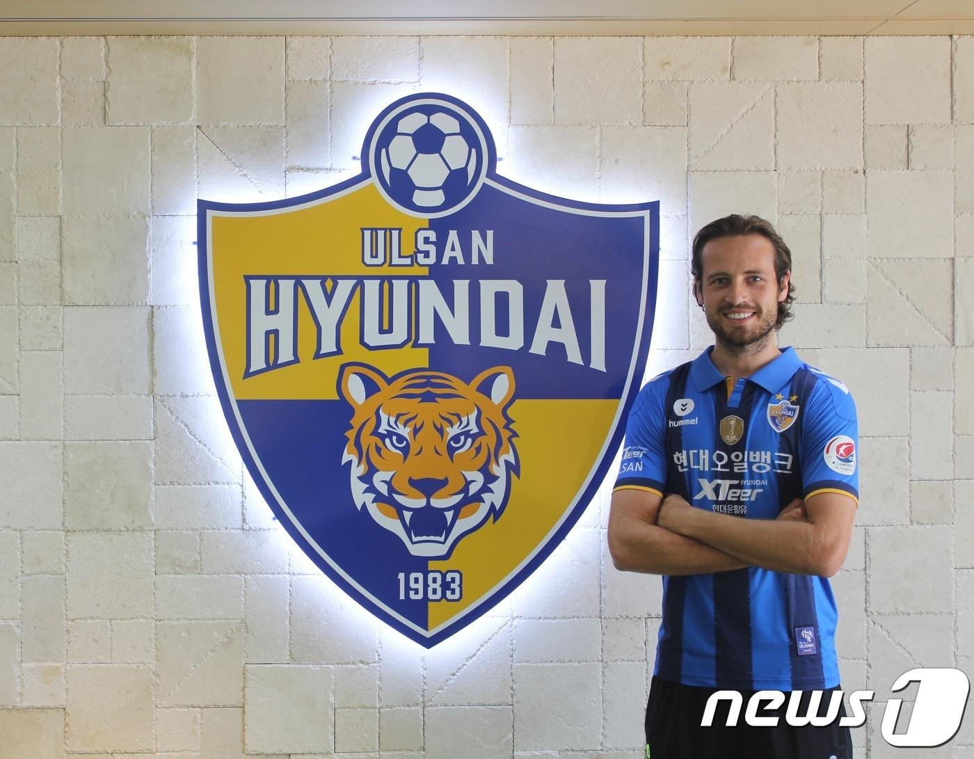 본문 이미지 - 맨체스터 시티에서 울산 현대로 1년 임대 이적한 믹스 디스커루드(울산 현대 제공). ⓒ News1