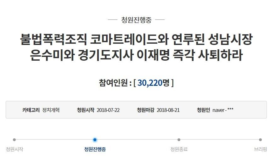 본문 이미지 - (청와대 국민청원 홈페이지 갈무리) ⓒ News1