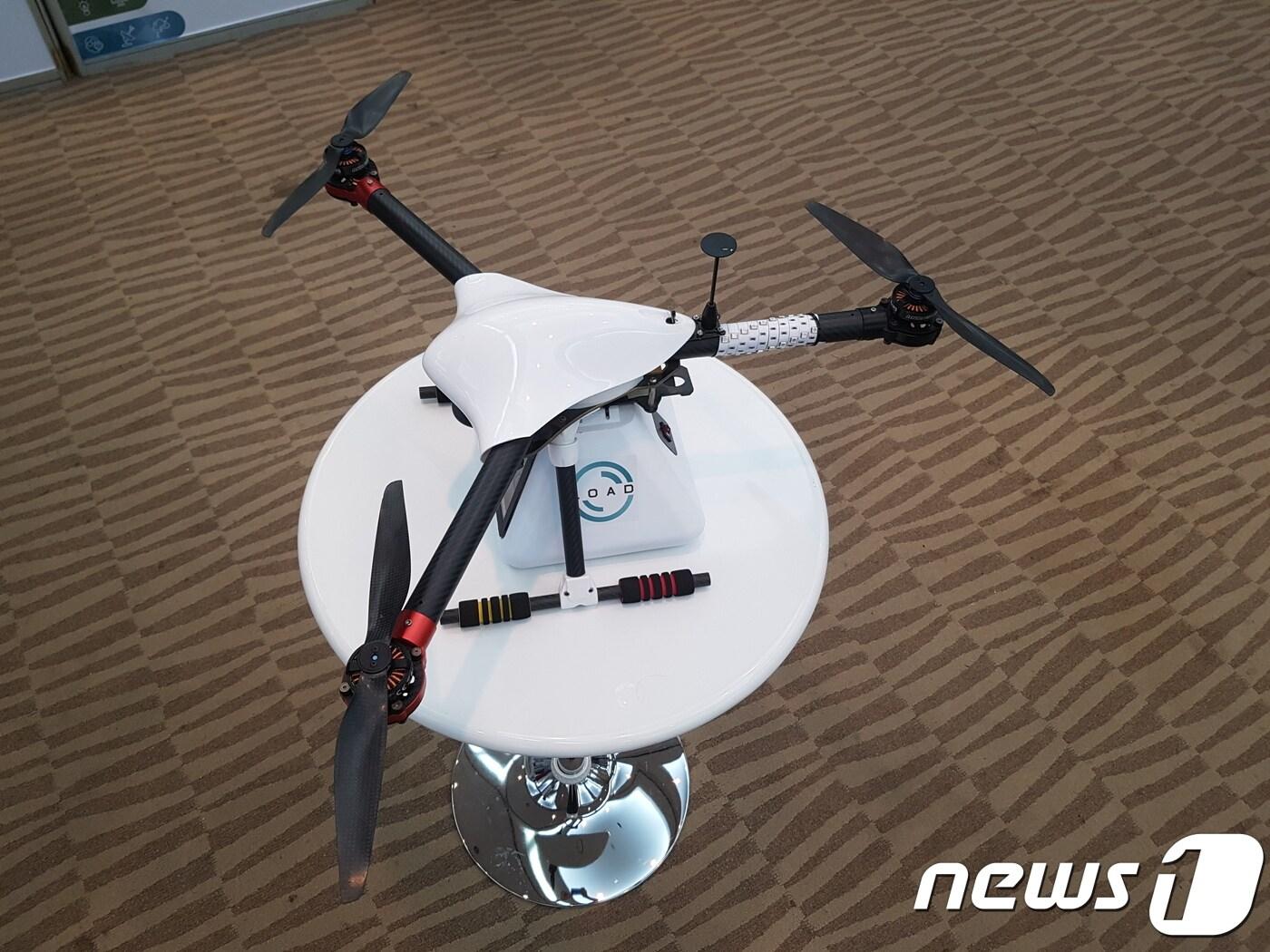본문 이미지 - 로드(LOAD)팀이 제작한 드론 시제품.(UNIST 제공) ⓒ News1