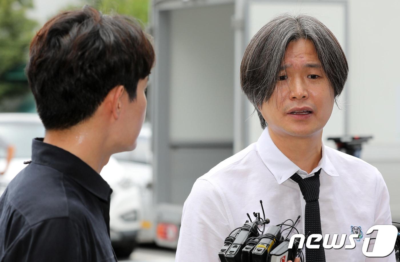 주진우 시사인 기자. 2018.7.25/뉴스1 ⓒ News1 오장환 기자