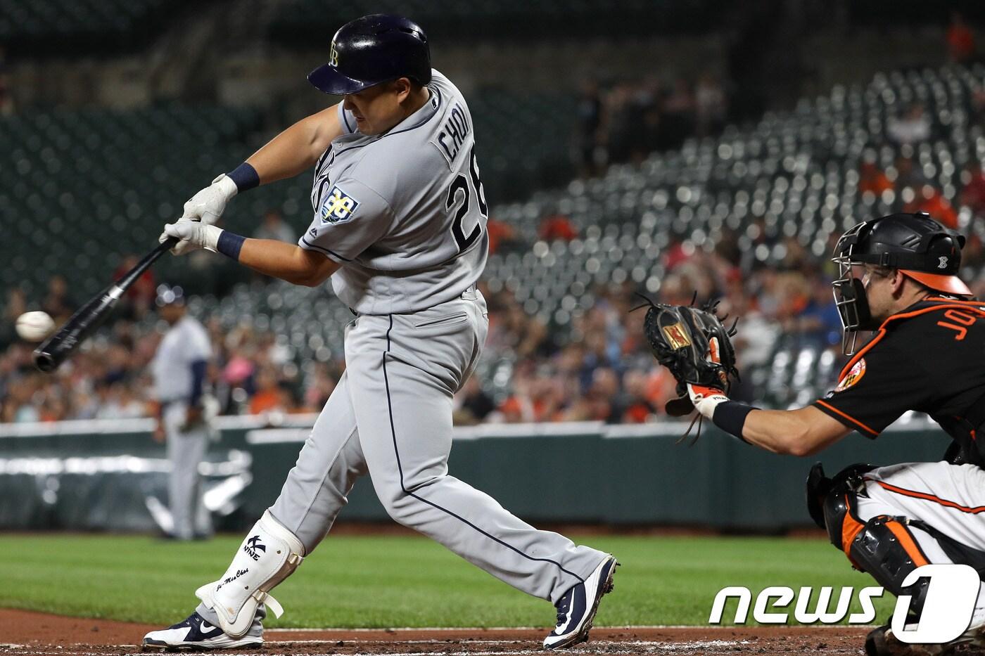 탬파베이 레이스 최지만. ⓒ AFP=News1