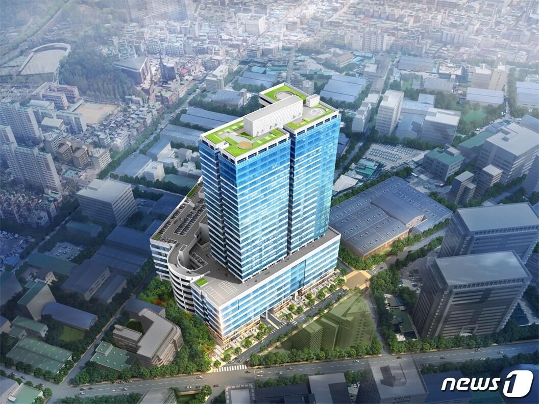 본문 이미지 - 부천 춘의동에 들어설 IoT혁신센터 조감도(부천시제공)ⓒ News1