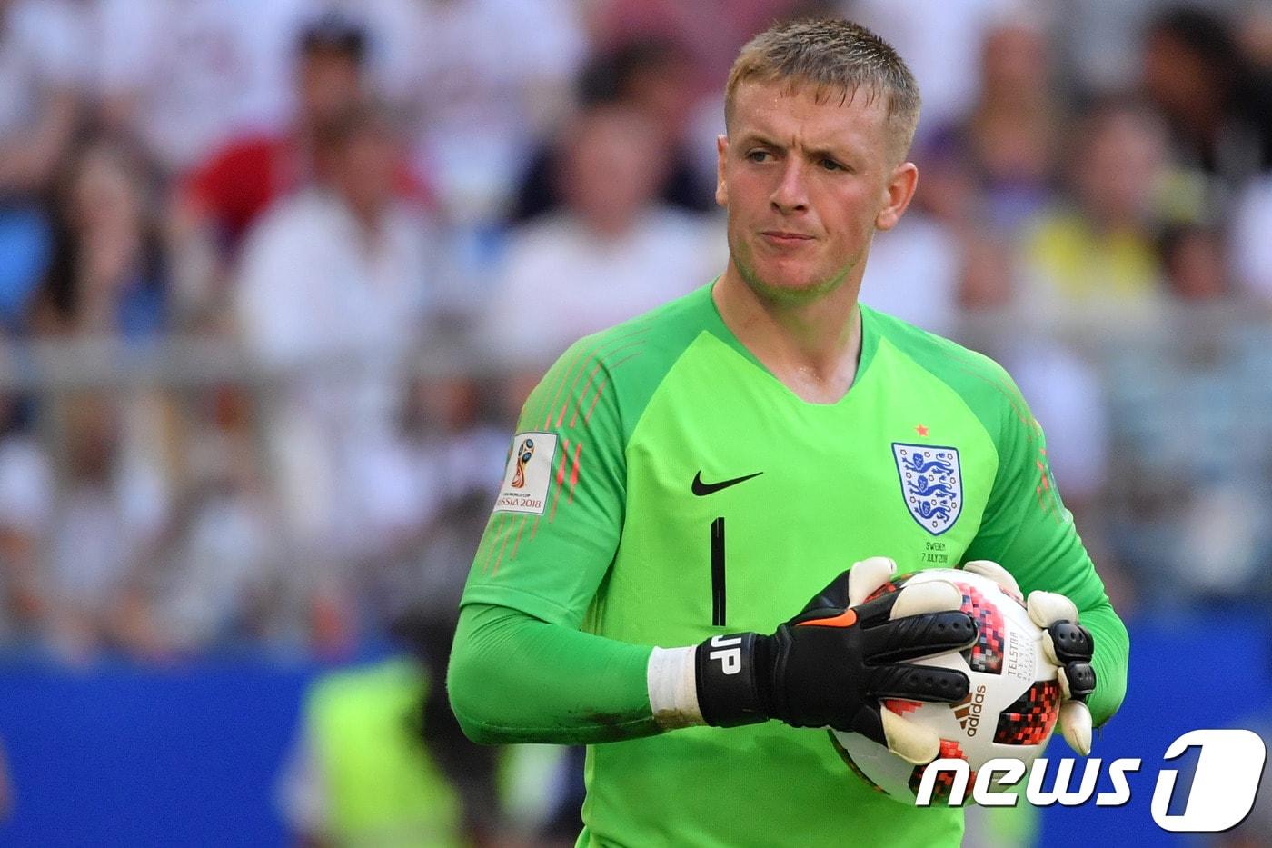 잉글랜드 주전 골키퍼 조던 픽포드(에버턴). ⓒ AFP=News1