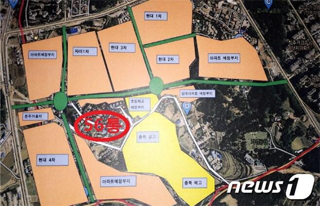 본문 이미지 - 2019년 이후 청주 흥덕구 가경동(서현로,서부로) 일대의 달라질 예상 모습 (청주 가경동 56통 원주민 제공) ⓒ News1