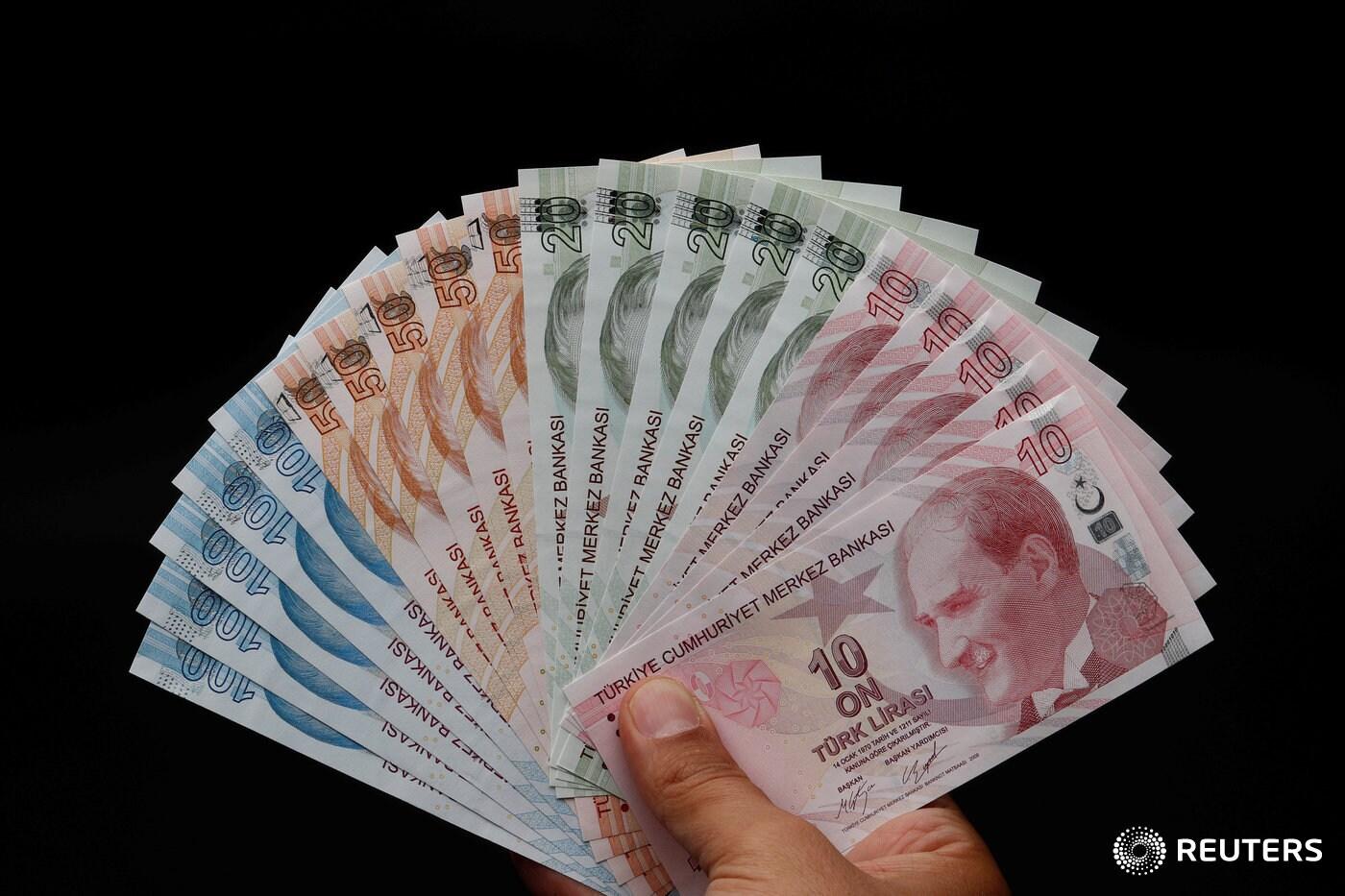 터키 리라화.ⓒ로이터=News1