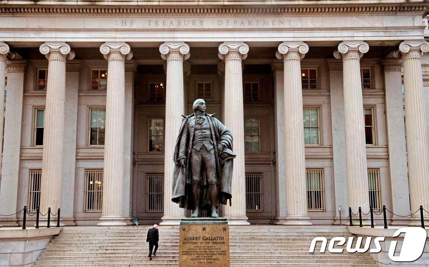 본문 이미지 - 미 재무부 청사.(자료사진) ⓒ AFP=뉴스1