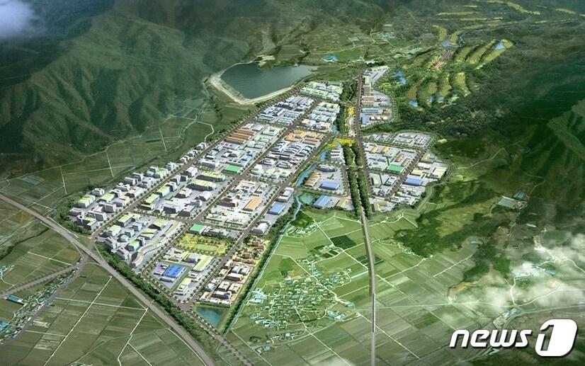 본문 이미지 - 장흥바이오식품산업단지 조감도/뉴스1 ⓒ News1