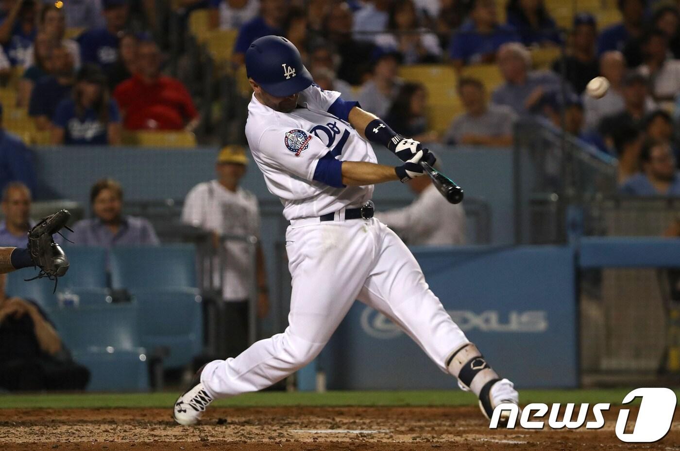 본문 이미지 - LA 다저스 브라이언 도저. ⓒ AFP=News1