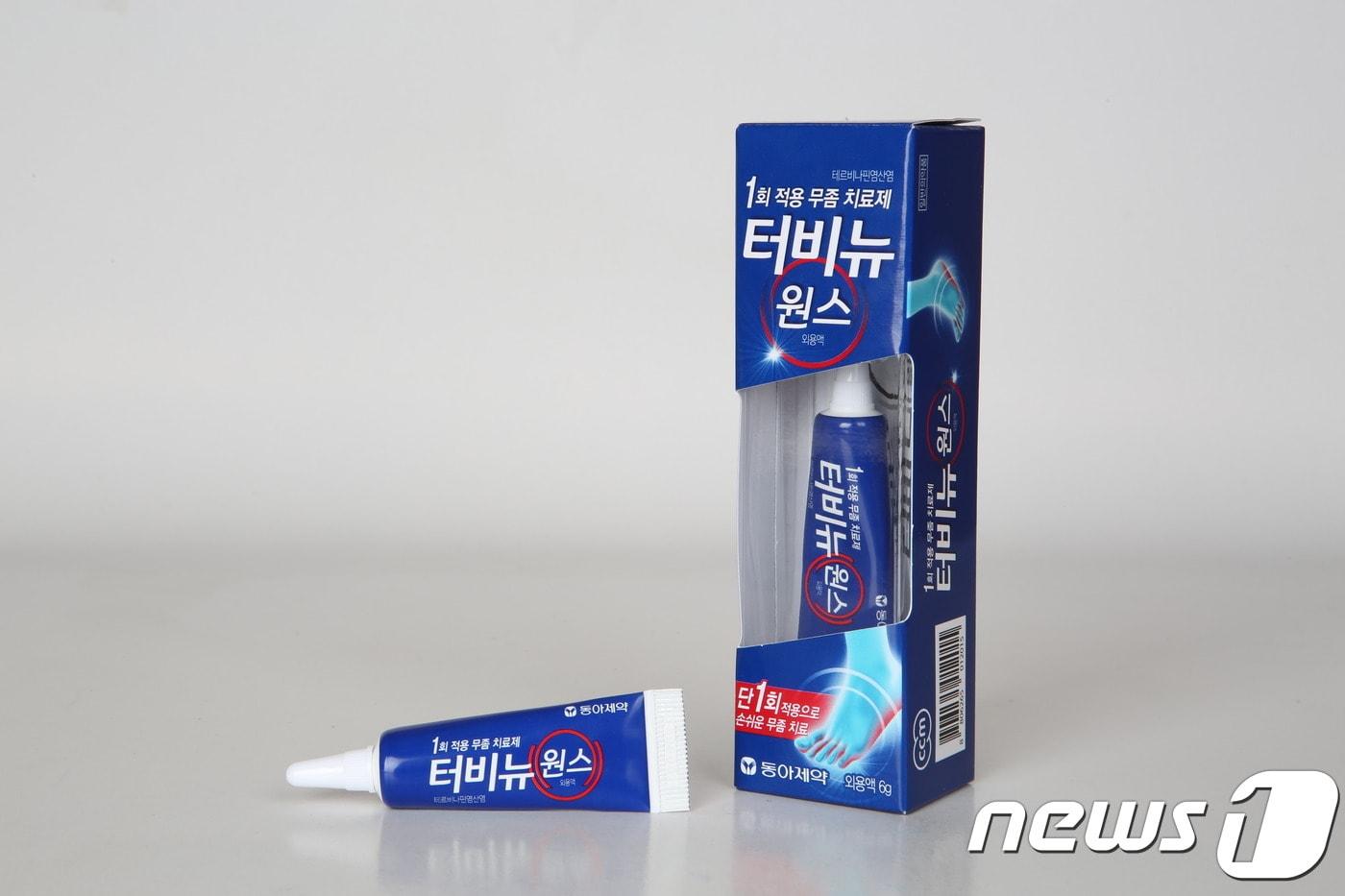 본문 이미지 - 동아제약이 출시한 무좀치료제 '터비뉴원스'.ⓒ News1