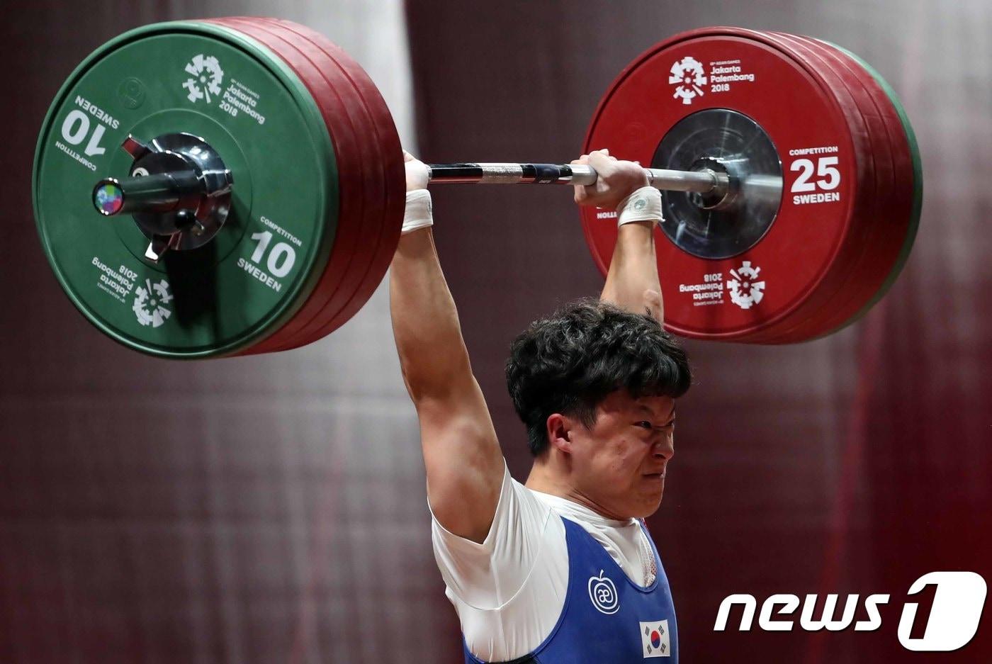본문 이미지 - 팔렘방 아시안게임 당시 장연학의 모습. 2018.8.24/뉴스1 ⓒ News1 김명섭 기자