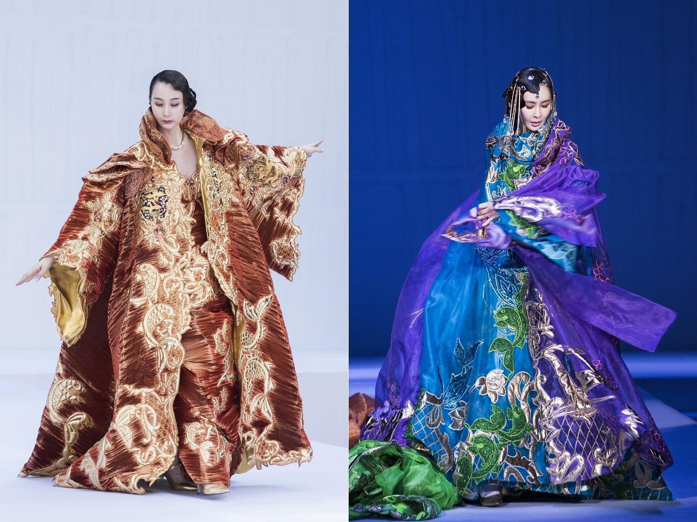 본문 이미지 - 앙드레 김 작품.(롯데갤러리 제공)