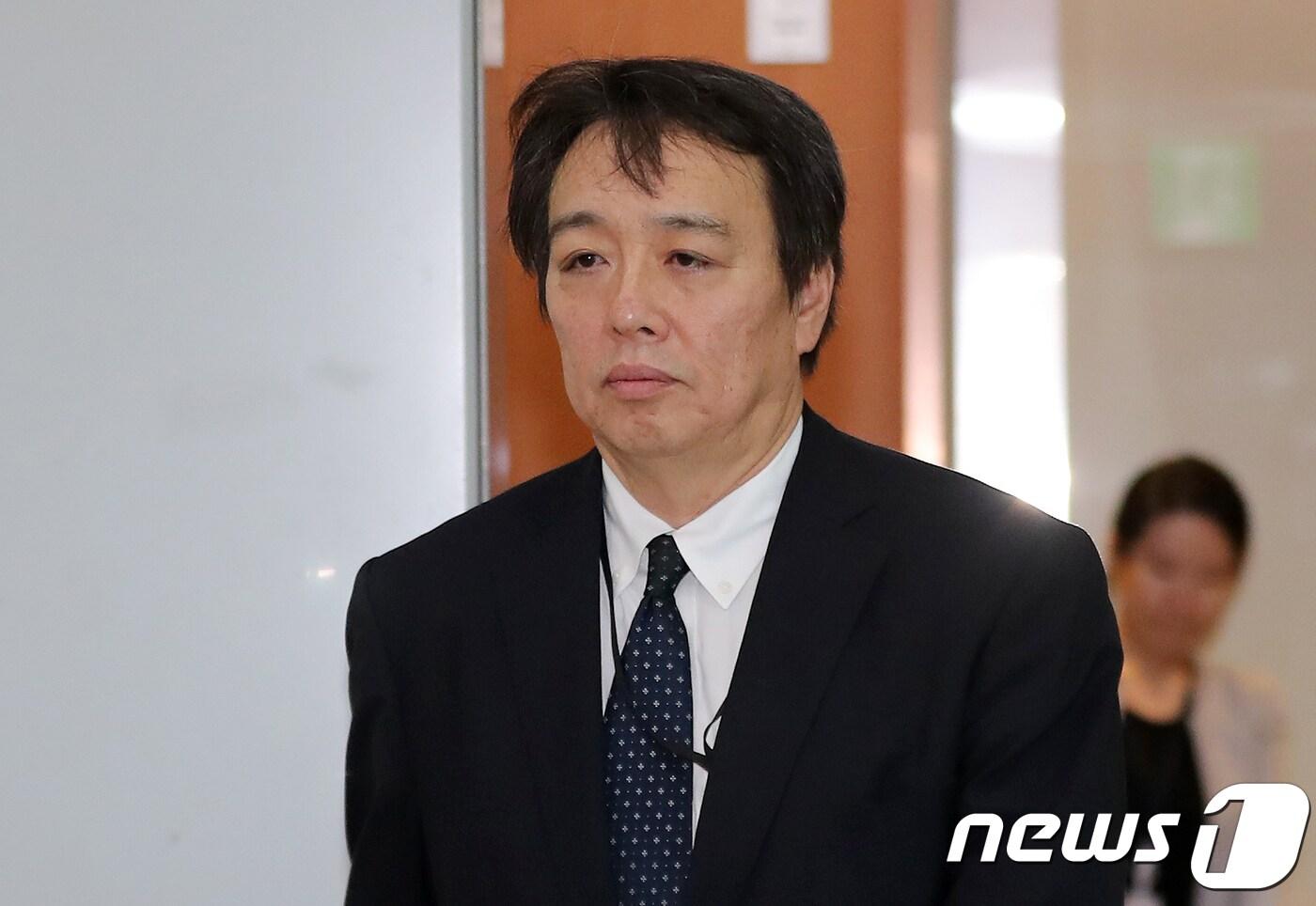 새 주한 일본대사로 임명된 미즈시마 고이치(水嶋光一) 주이스라엘 대사. 2018.8.28/뉴스1 ⓒ News1 구윤성 기자