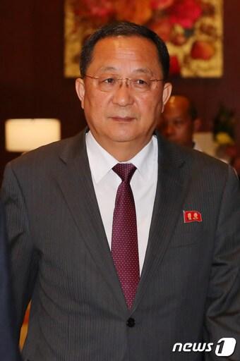 본문 이미지 - 리용호 북한 외무상. 2018.8.4/뉴스1 ⓒ News1