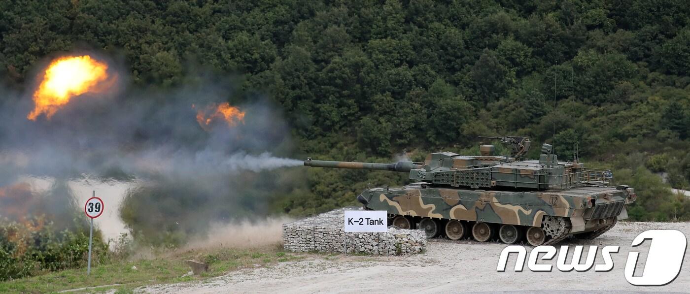 K-2 전차./뉴스1 ⓒ News1 구윤성 기자