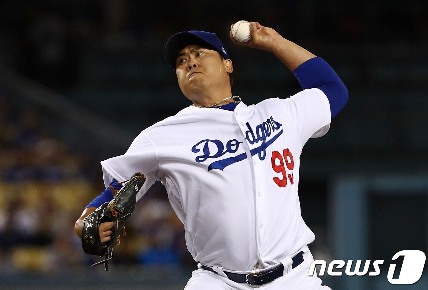 본문 이미지 - LA 다저스 류현진. ⓒAFP=News1