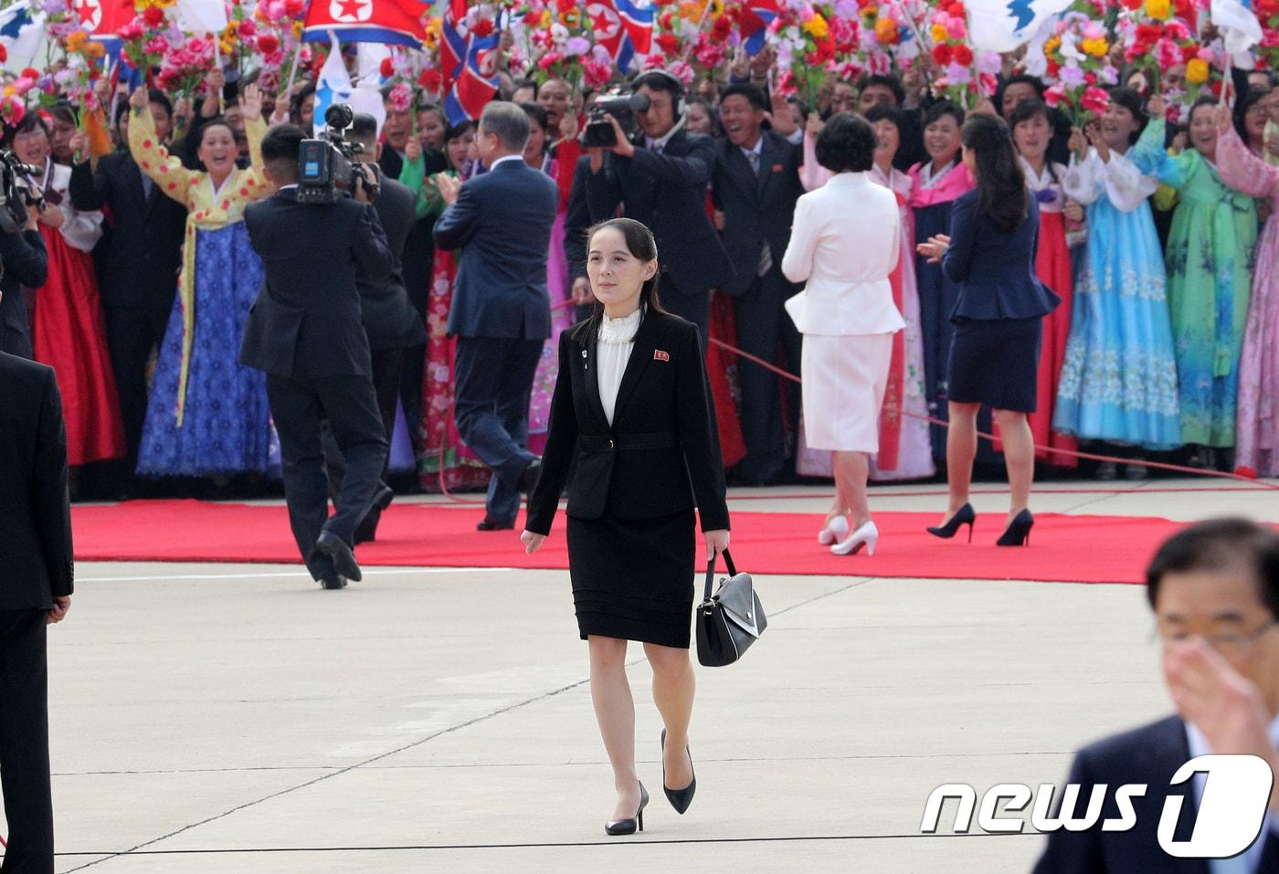 김여정 노동당 중앙위원회 제1부부장. /뉴스1 ⓒ News1 평양사진공동취재단