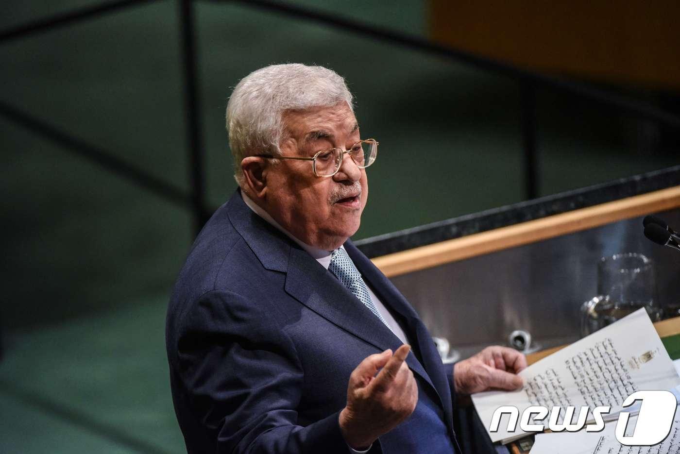 본문 이미지 - 마무드 아바스 팔레스타인 자치정부 수반. ⓒ AFP=뉴스1 ⓒ News1 우동명 기자