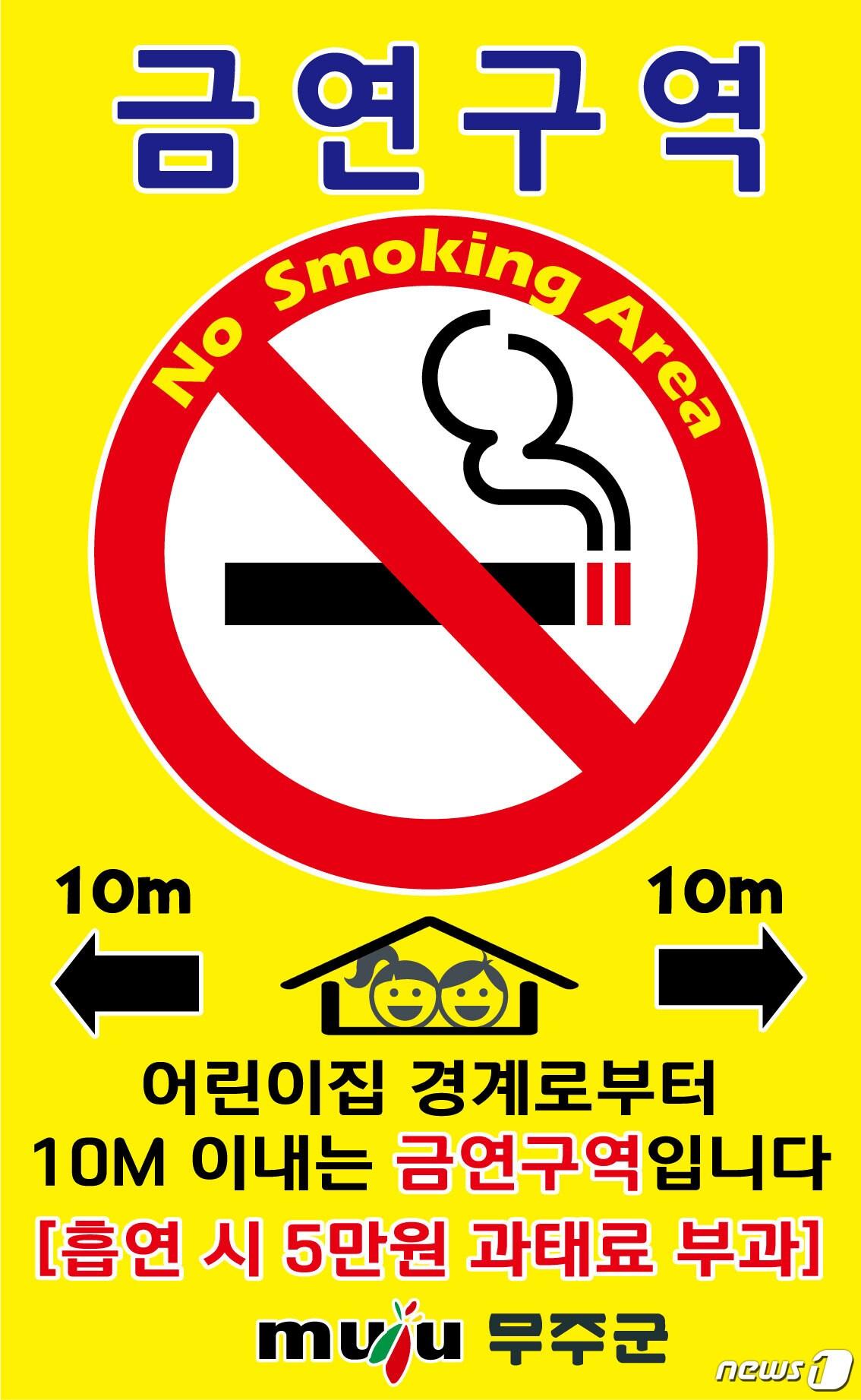 본문 이미지 - 무주군 어린이집 금연 시안./뉴스1ⓒ News1