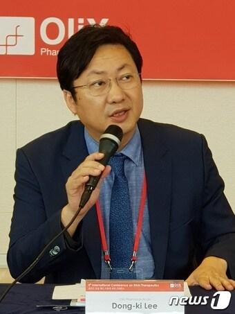 본문 이미지 - 이동기 올릭스 대표는 7일 기자간담회에서 "RNAi 신약물질을 국내에서 곧 임상2상을 진행할 것"이라고 밝혔다. ⓒ News1