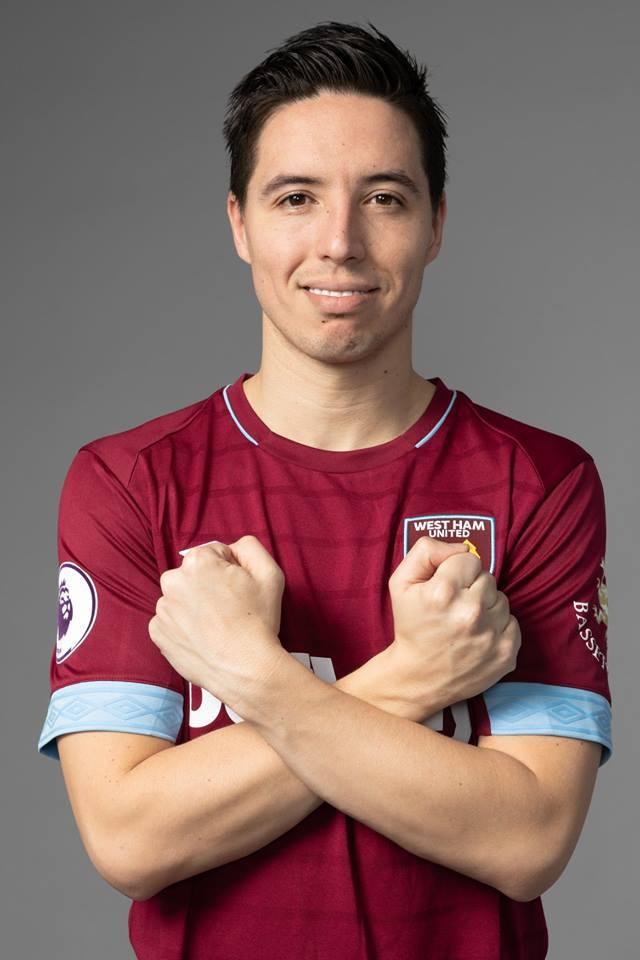 본문 이미지 - 웨스트 햄 유나이티드에 입단한 사미르 나스리(웨스트 햄 공식 페이스북 캡처) ⓒ News1