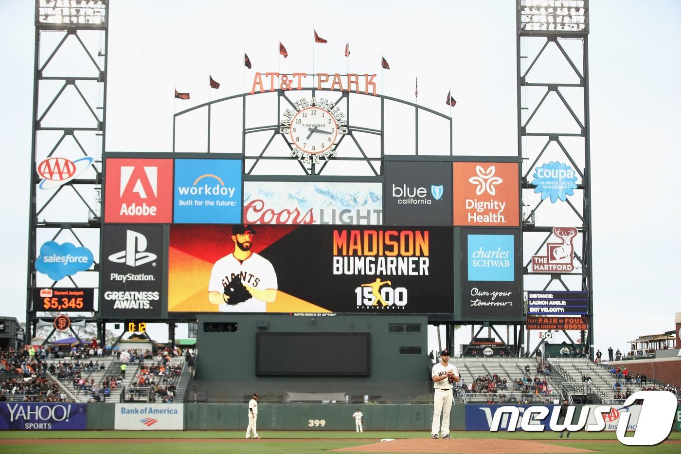 오라클 파크로 이름이 바뀐 샌프란시스코 자이언츠의 홈구장. ⓒ AFP=News1