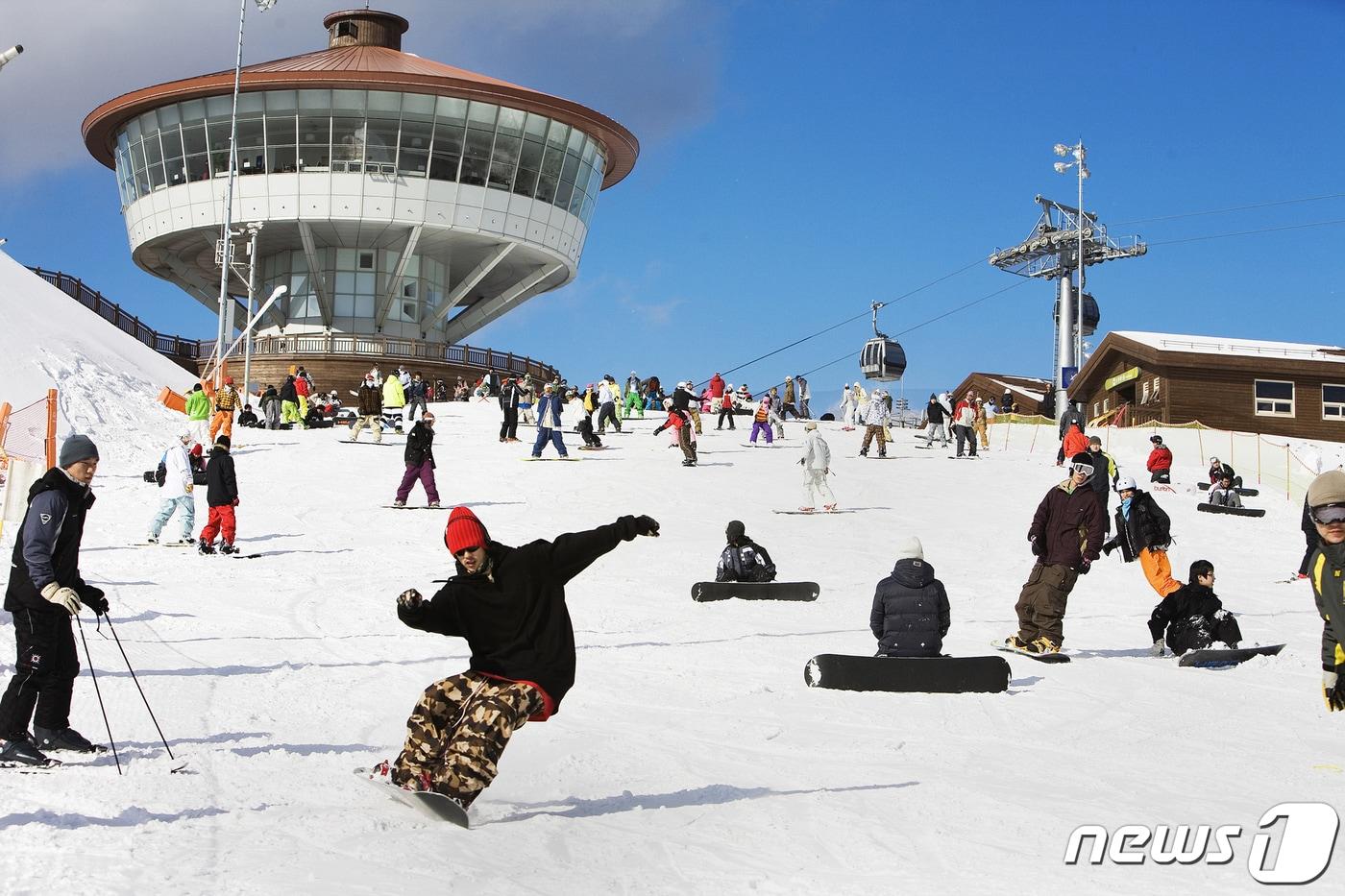 하이원스키장 ⓒ News1 박하림 기자