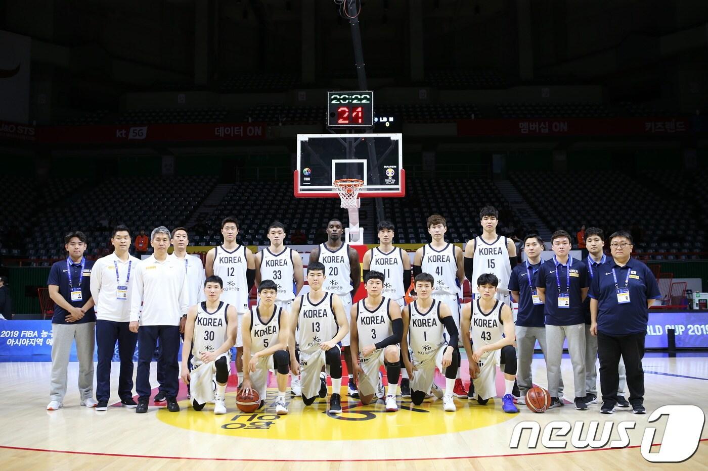 농구대표팀.(대한농구협회 제공) ⓒ 뉴스1