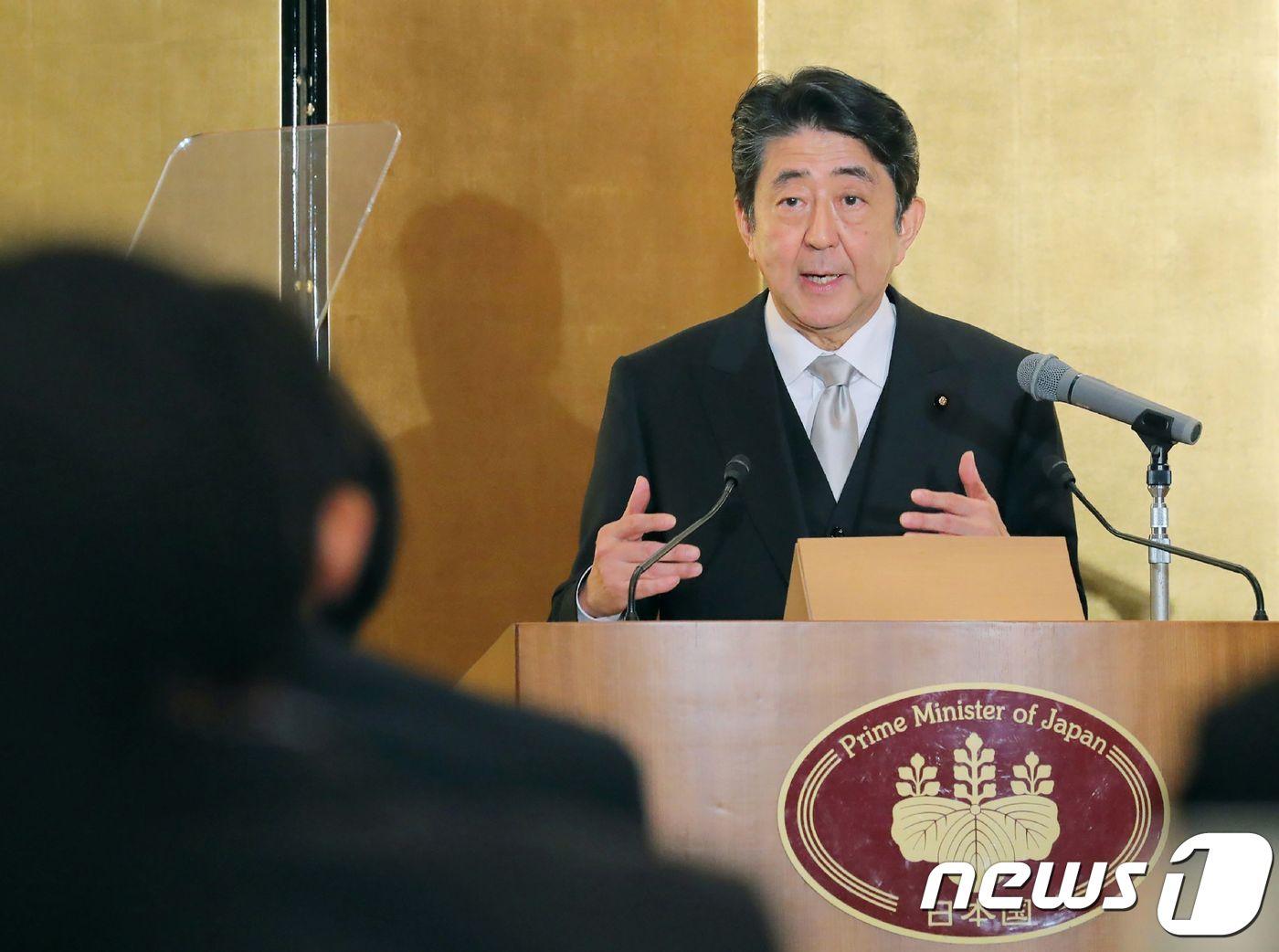본문 이미지 - 아베 신조(安倍晋三) 일본 총리. (자료사진) ⓒ AFP=뉴스1