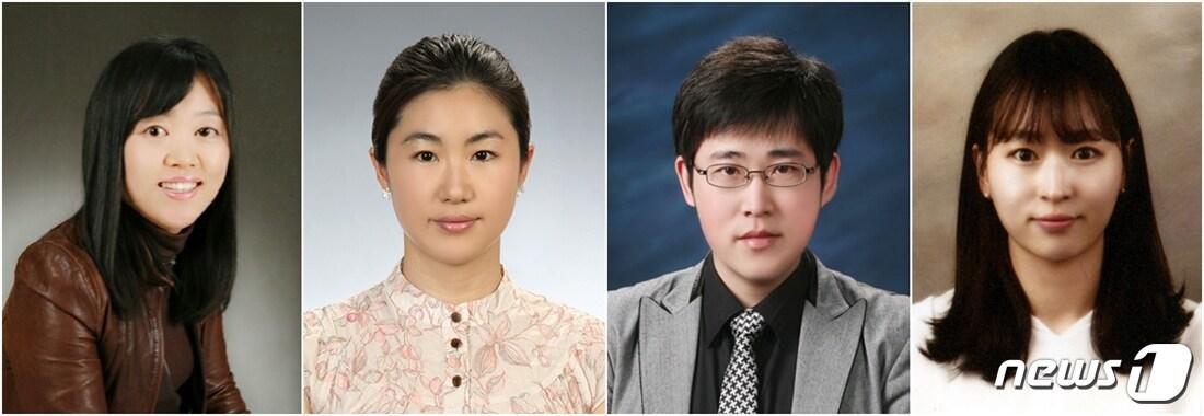 본문 이미지 - 충북도교육청이 선정한 2019년 3분기 친절공무원들. 왼쪽부터 정책기획과 이정원 장학사, 미래인재과 류승덕 주무관, 감사관실 김우일 주무관, 공보관실 박지희 주무관.(충북도교육청 제공)2019.10.1/ⓒ 뉴스1