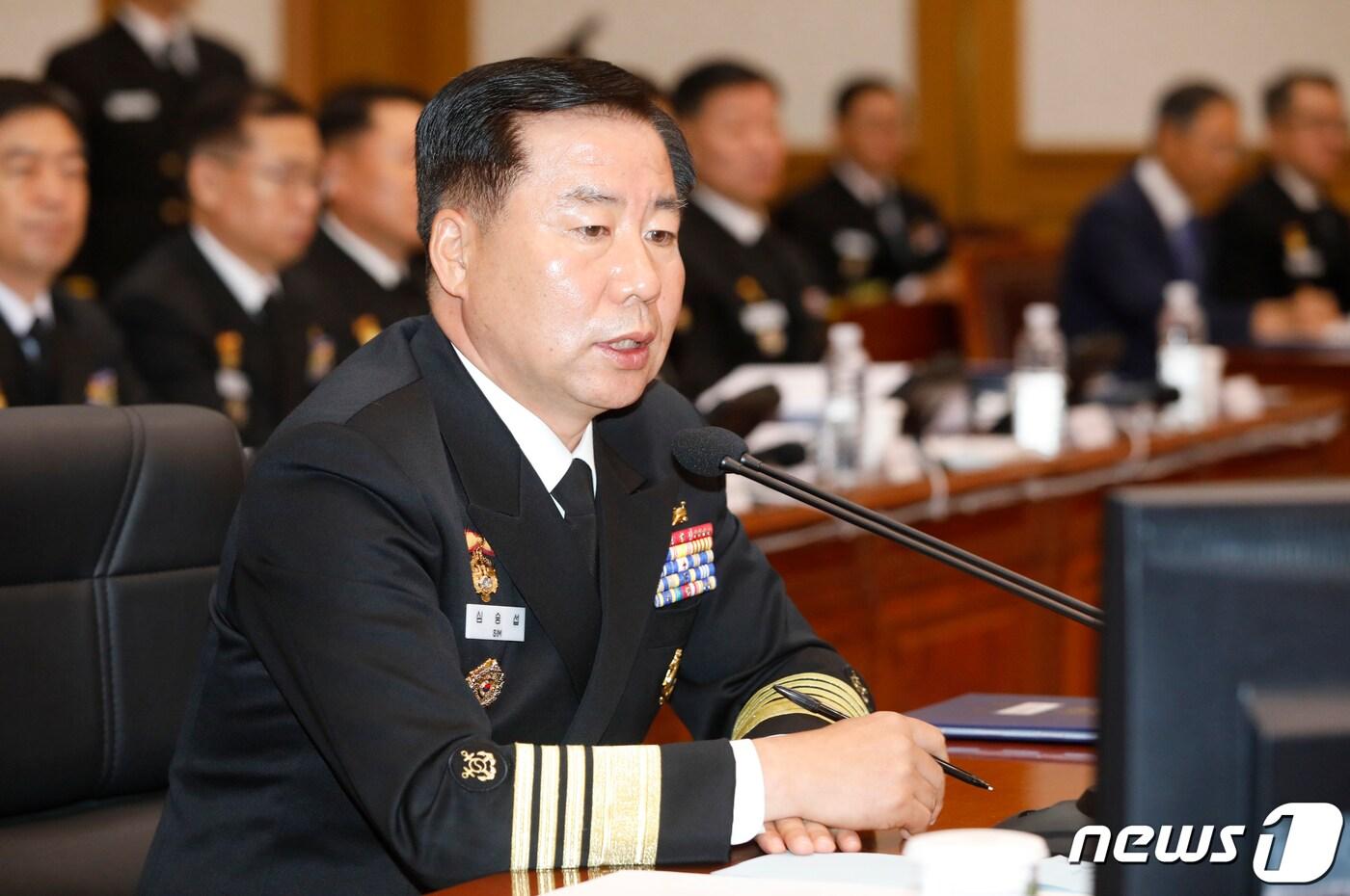 본문 이미지 - 심승섭 전 해군참모총장. 2019.10.10/뉴스1 ⓒ News1 주기철 기자