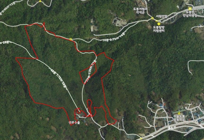 본문 이미지 - 서울시 도봉구 도봉동 산53 /박홍근 의원실 제공ⓒ 뉴스1