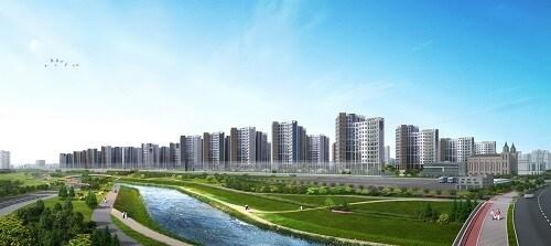 본문 이미지 - 수원 하늘채 더퍼스트 투시도./자료제공=코오롱글로벌ⓒ 뉴스1