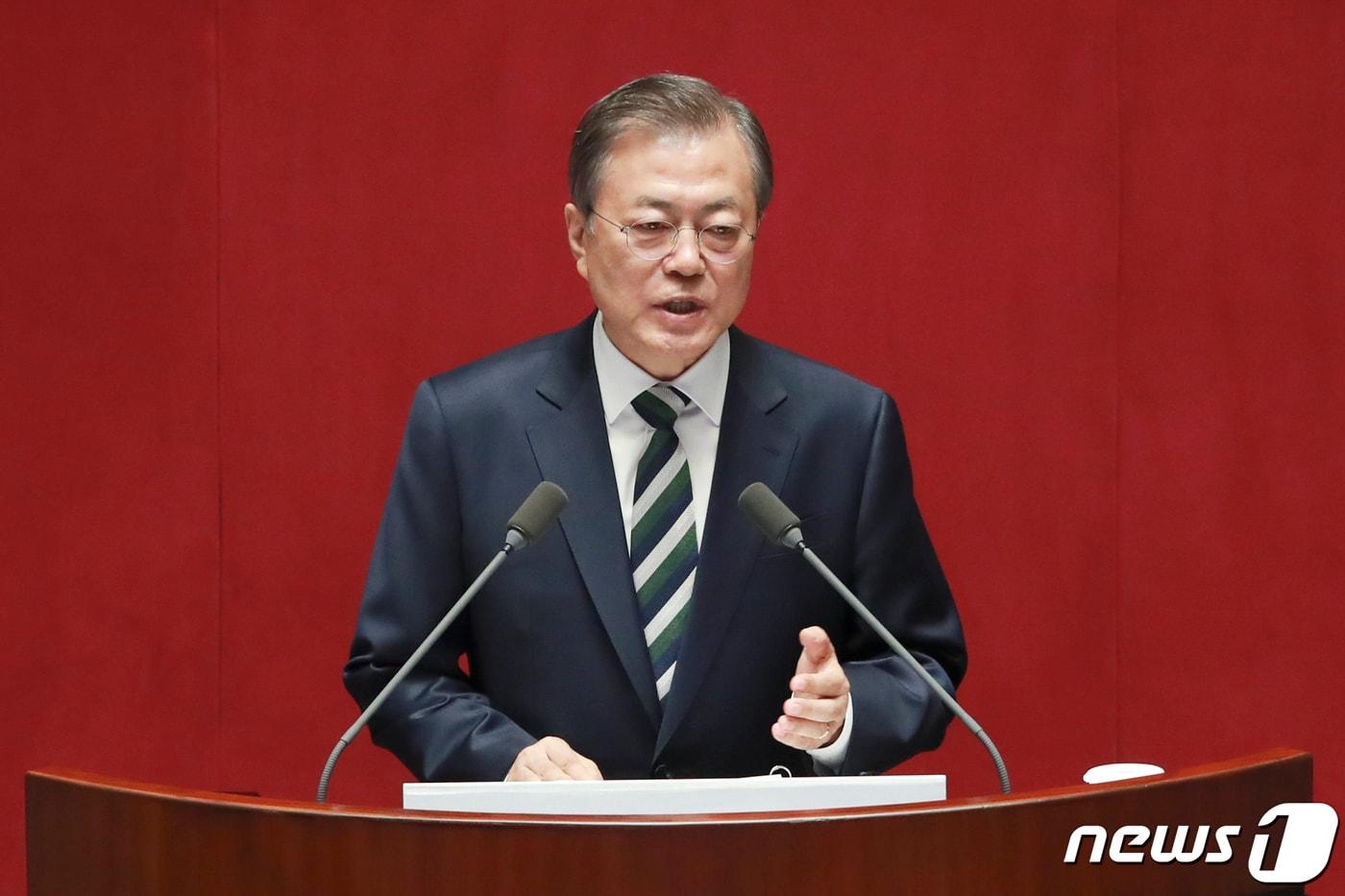 본문 이미지 - 문재인 대통령. /뉴스1 ⓒ News1 국회사진취재단